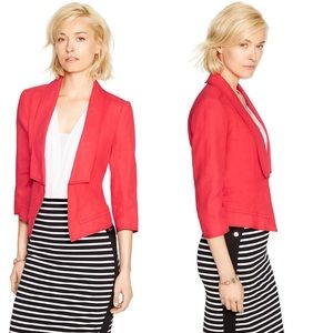 White House Black Market Linen Blend Jacket 14